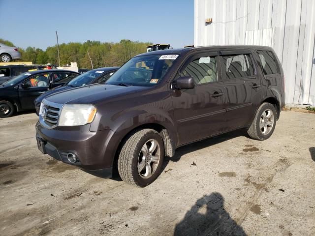 HONDA PILOT EXL 2013 5fnyf4h53db040587