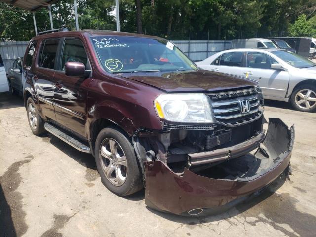 HONDA PILOT EXL 2012 5fnyf4h54cb026681