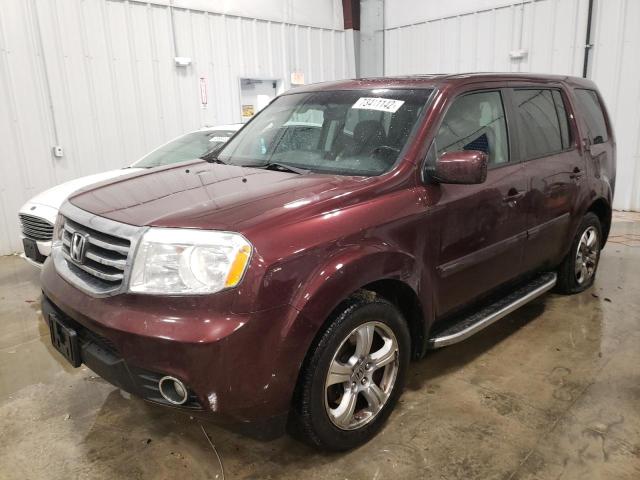 HONDA PILOT EXL 2012 5fnyf4h54cb034067