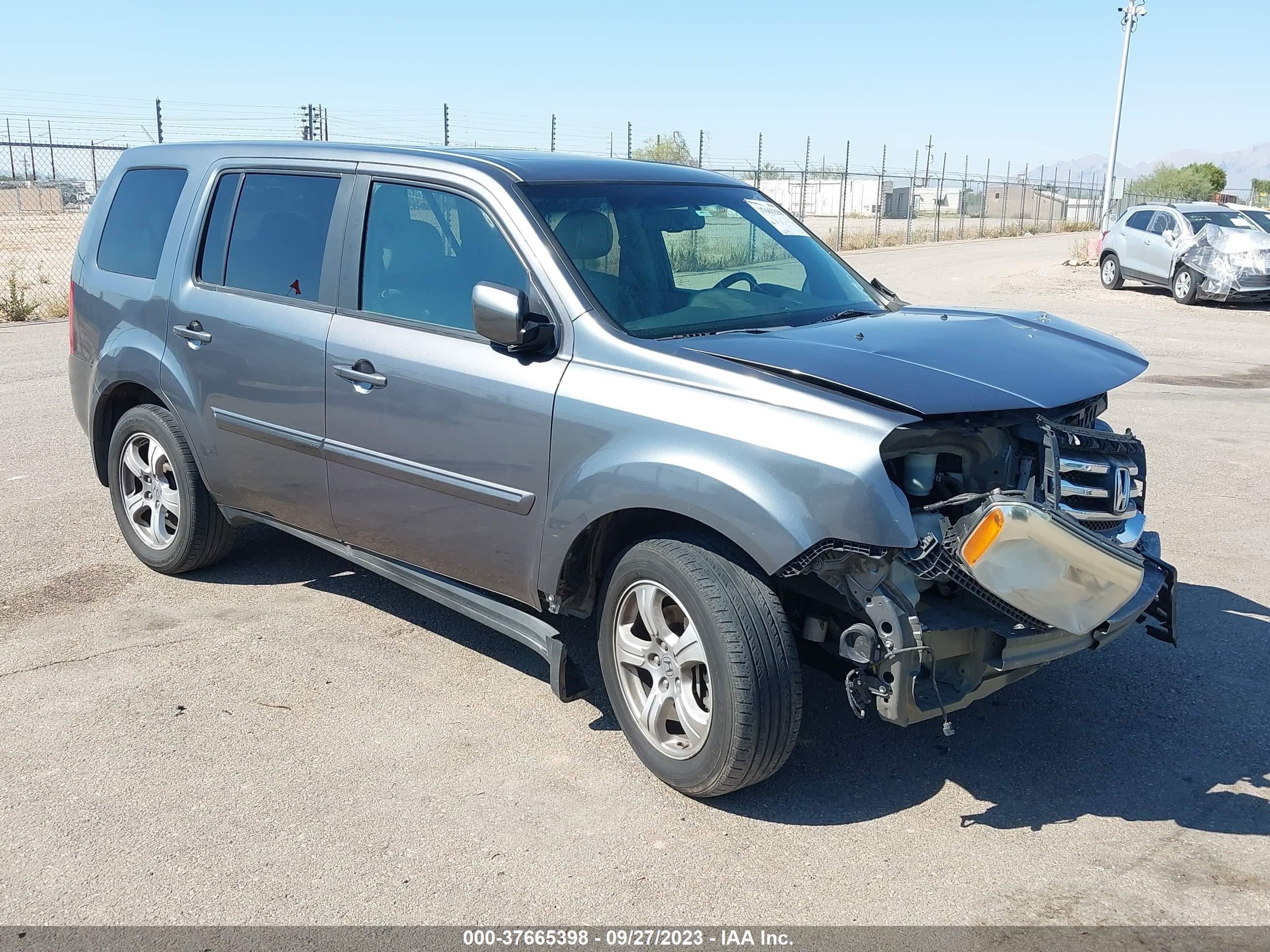 HONDA PILOT 2013 5fnyf4h54db019392