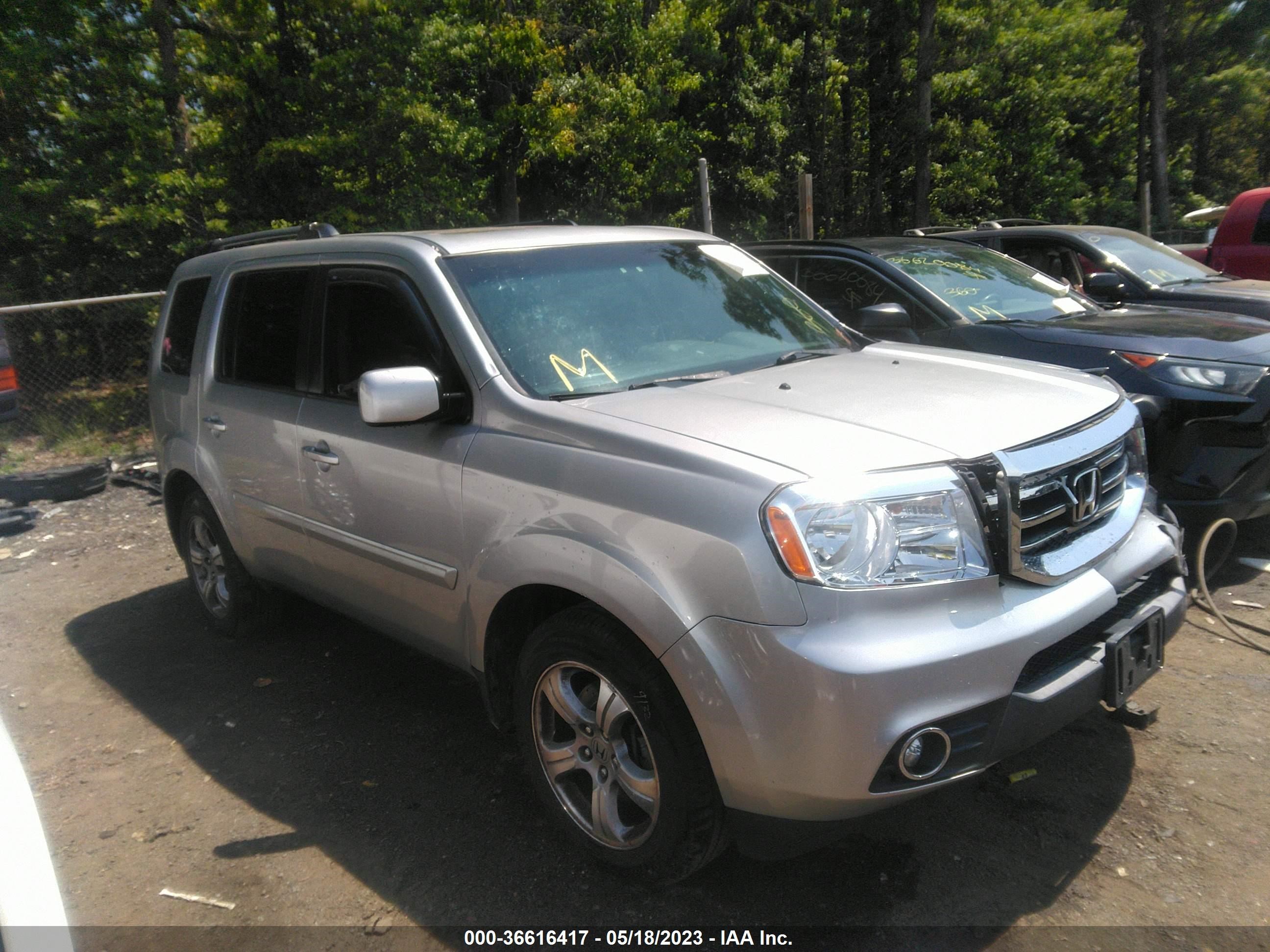 HONDA PILOT 2013 5fnyf4h54db057351