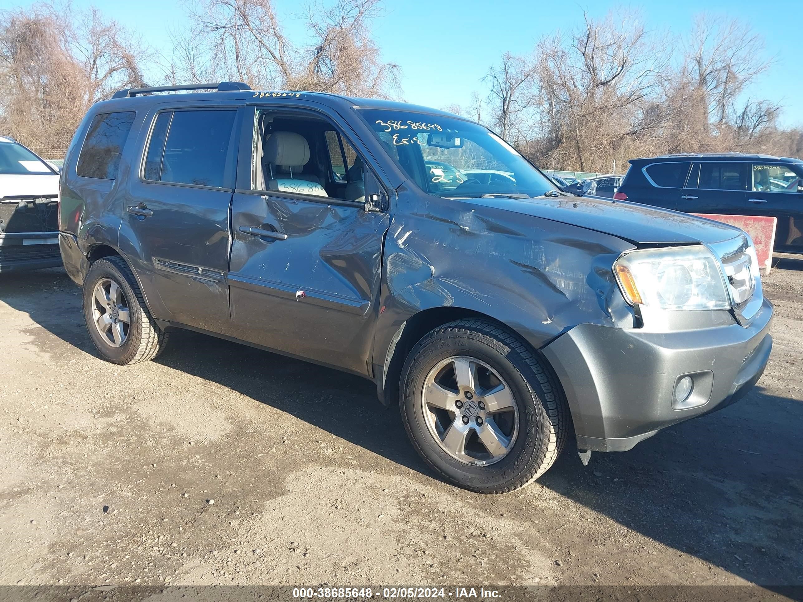 HONDA PILOT 2011 5fnyf4h55bb009256