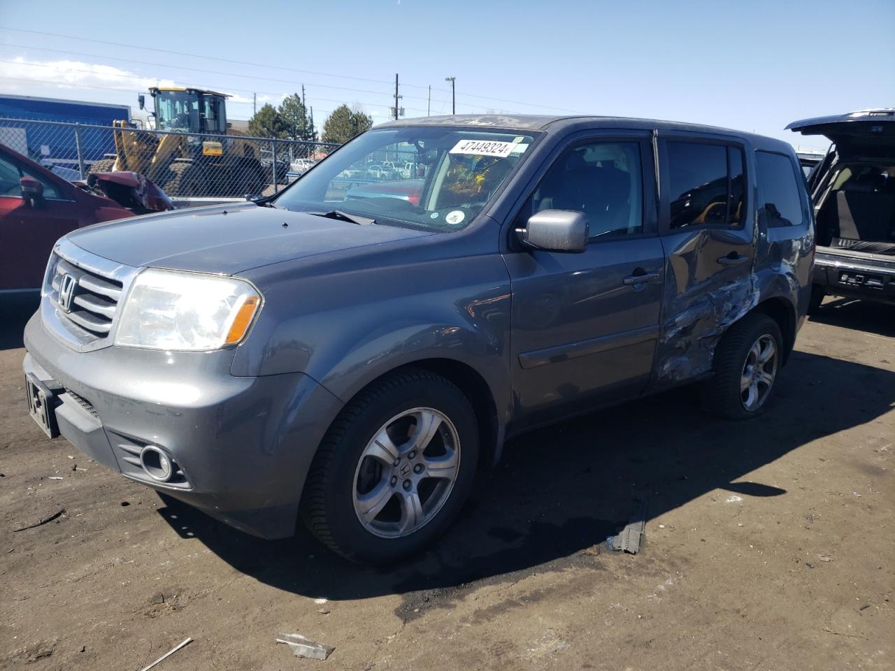 HONDA PILOT 2013 5fnyf4h55db004836