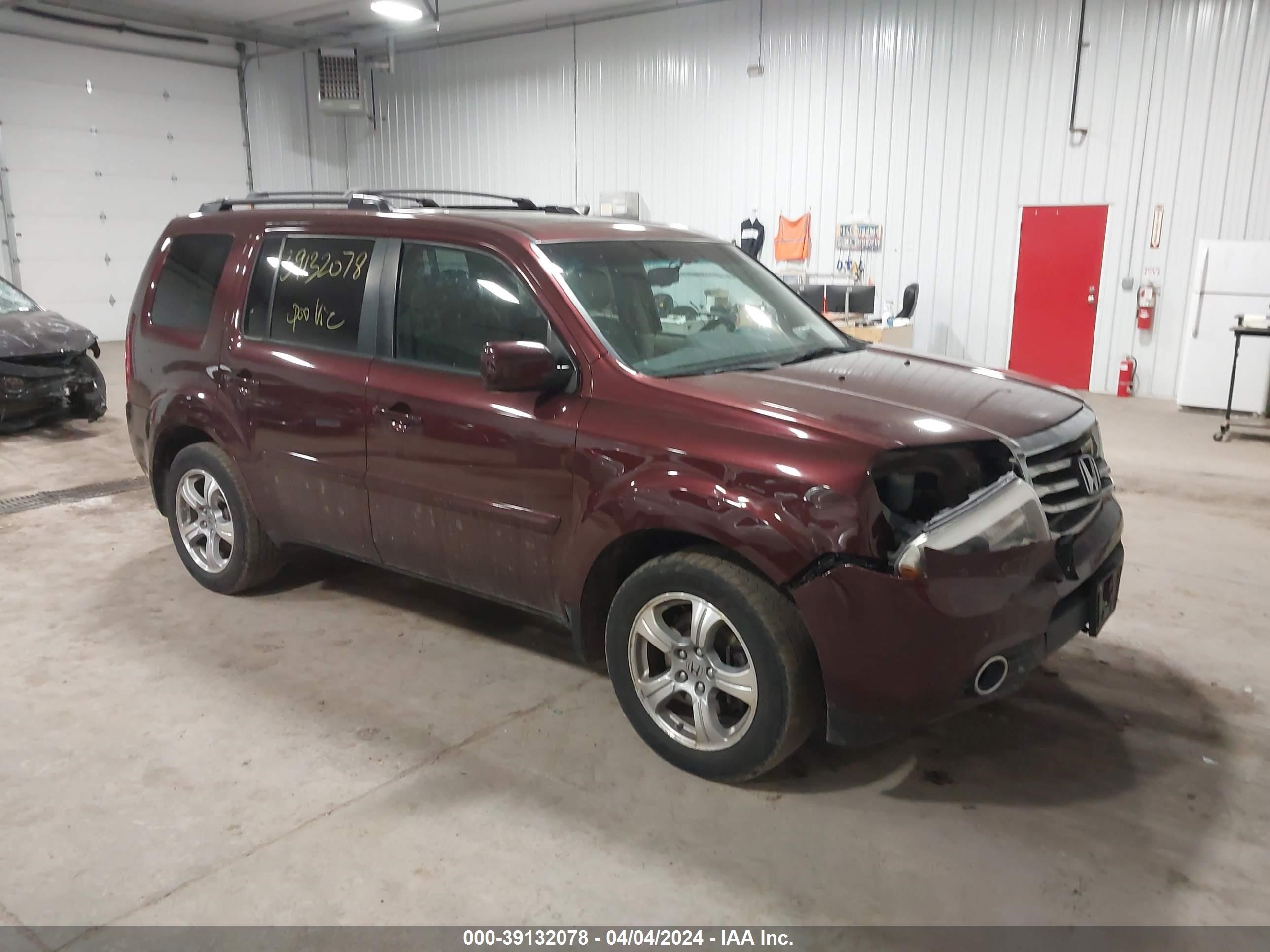 HONDA PILOT 2013 5fnyf4h55db020714