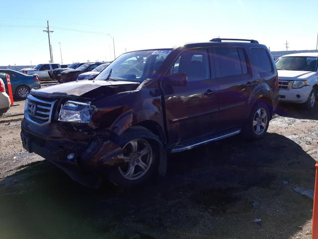 HONDA PILOT EXL 2013 5fnyf4h55db026626