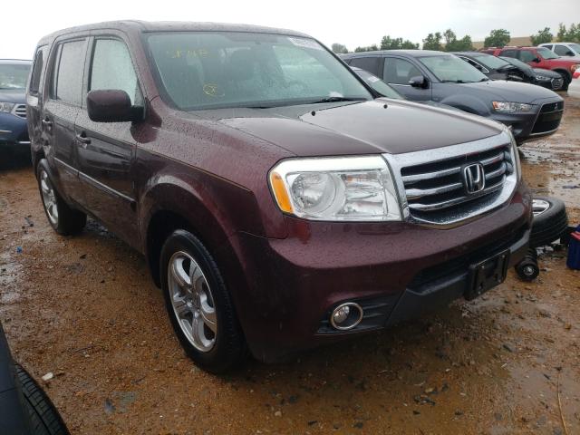 HONDA PILOT EXL 2013 5fnyf4h55db057553