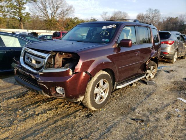 HONDA PILOT EXL 2010 5fnyf4h56ab022869