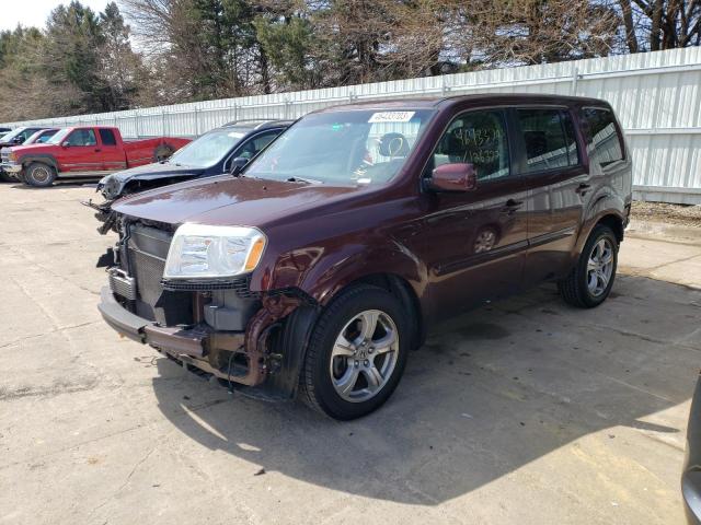 HONDA PILOT EXL 2014 5fnyf4h56eb040522