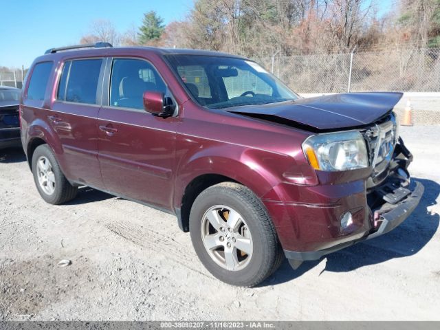 HONDA PILOT EXL 2011 5fnyf4h57bb074206