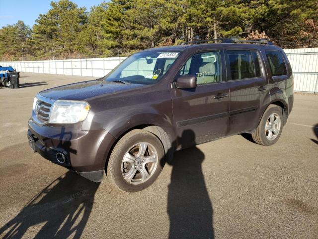 HONDA PILOT EXL 2013 5fnyf4h57db020116