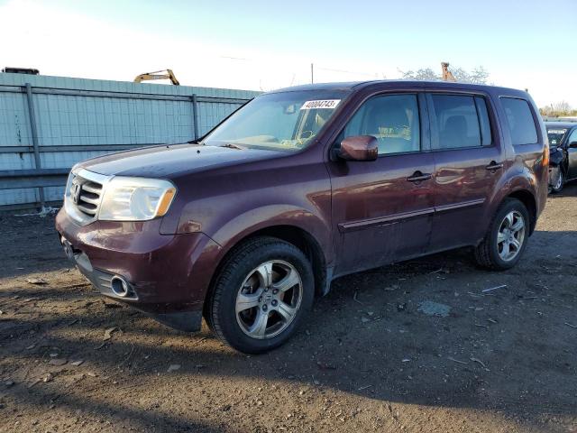 HONDA PILOT EXL 2013 5fnyf4h58db042660