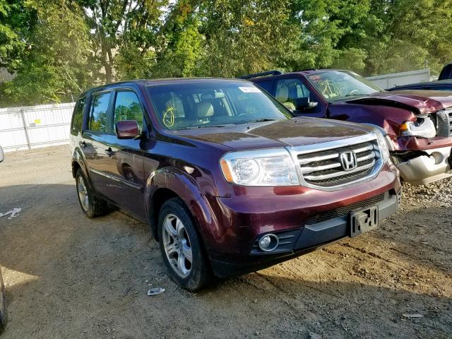 HONDA PILOT EXL 2013 5fnyf4h58db083547