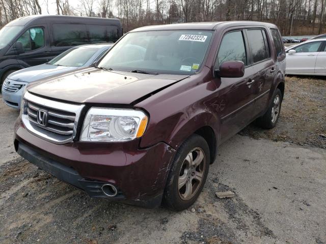 HONDA PILOT EXL 2014 5fnyf4h58eb023950