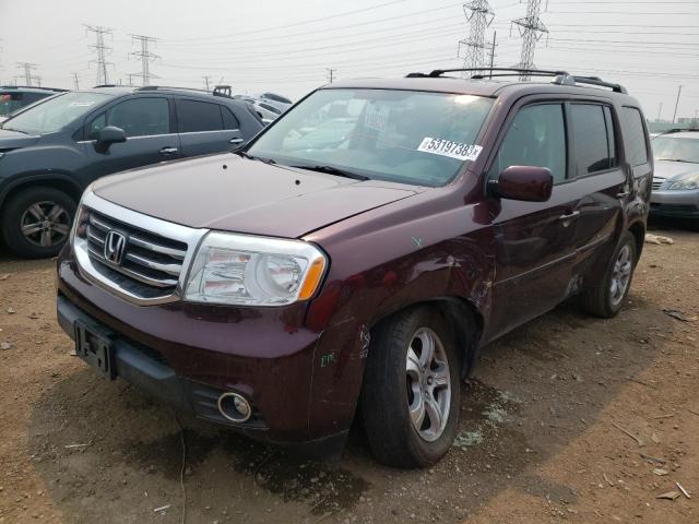 HONDA PILOT EXL 2014 5fnyf4h58eb025746