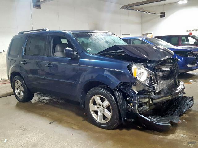 HONDA PILOT EXL 2010 5fnyf4h59ab024986