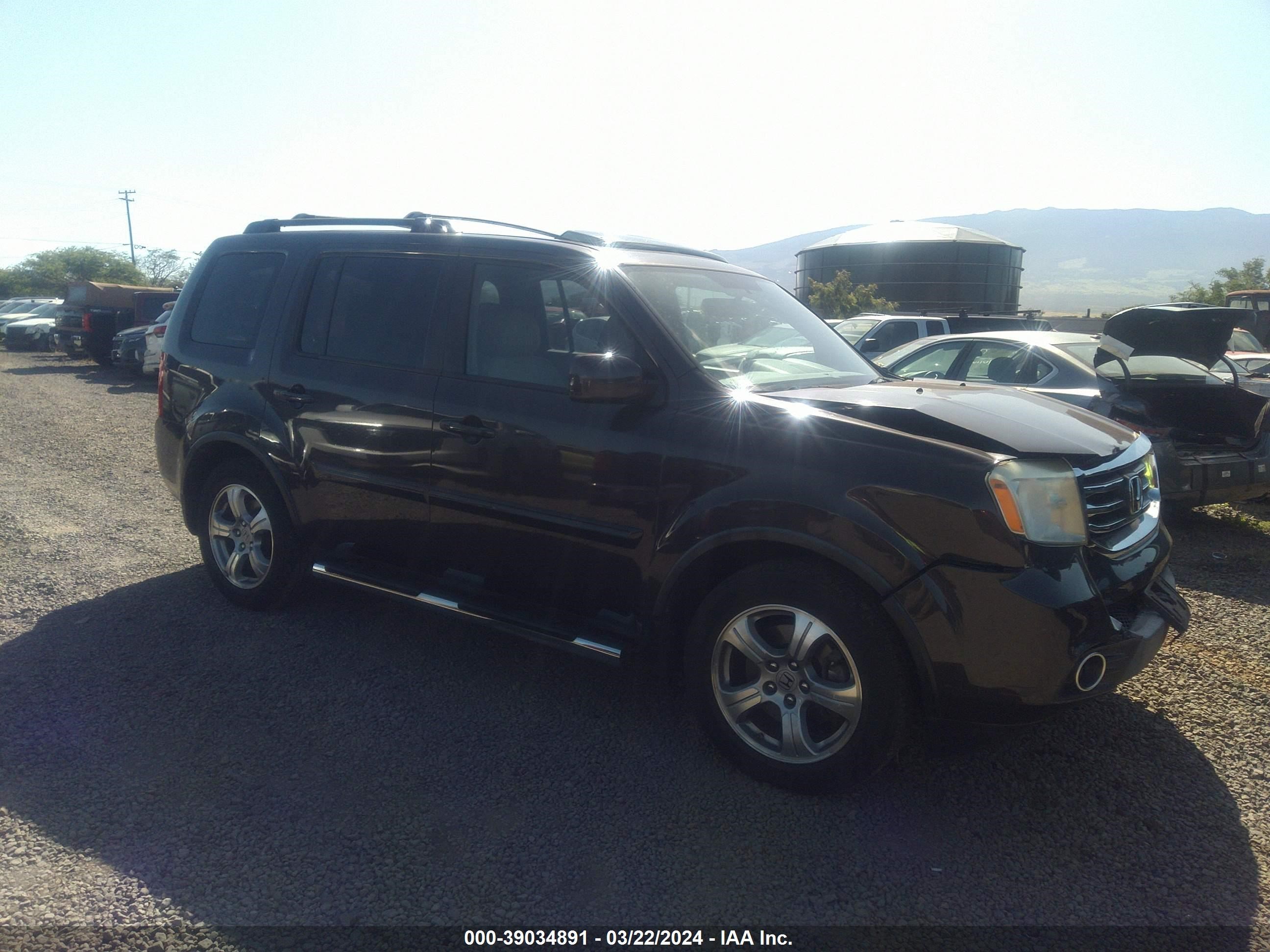 HONDA PILOT 2013 5fnyf4h59db040609