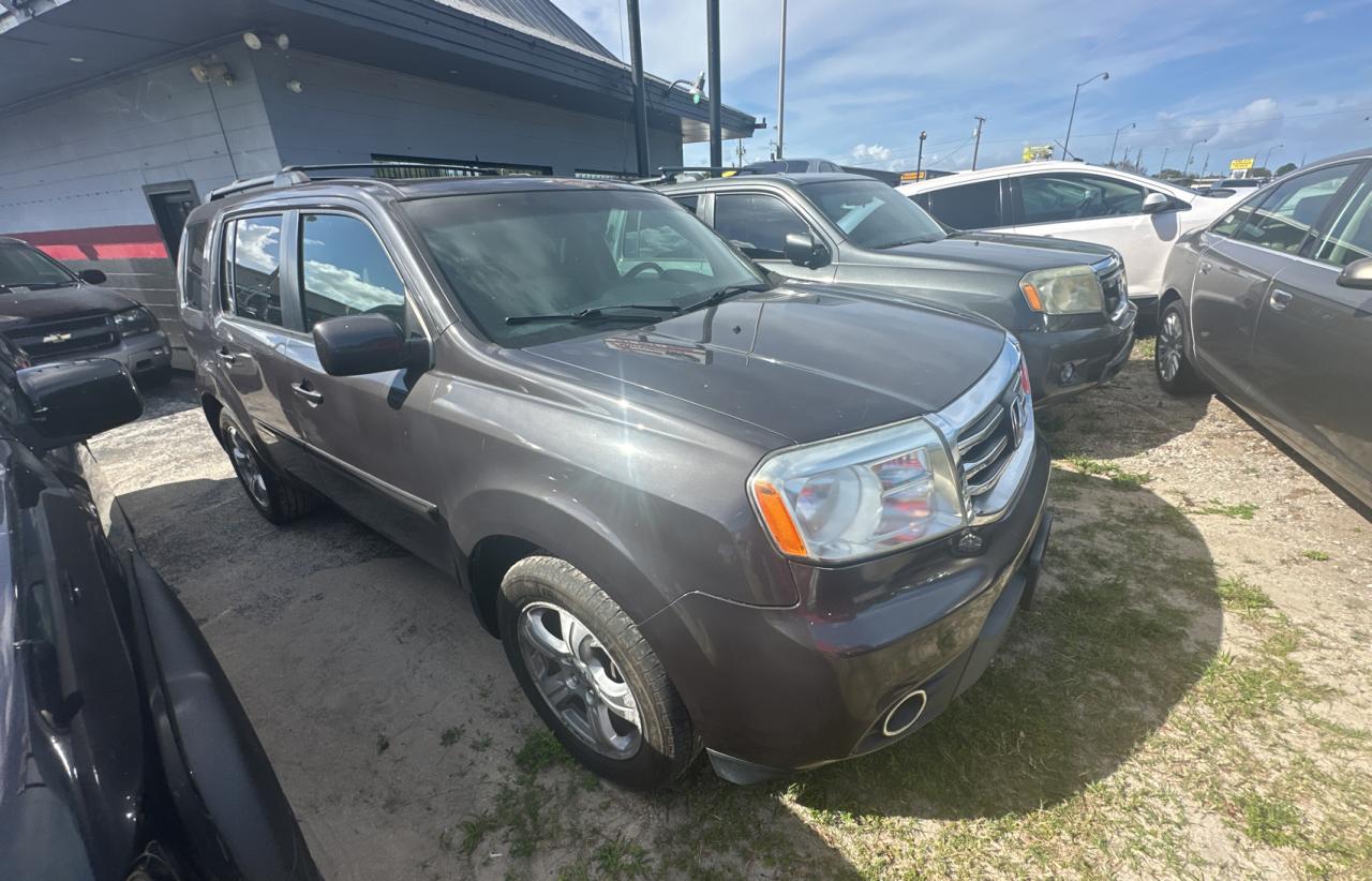 HONDA PILOT EXL 2014 5fnyf4h59eb052518