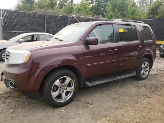 HONDA PILOT EXL 2013 5fnyf4h5xdb029974