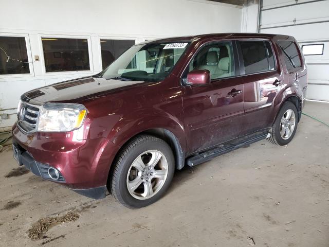 HONDA PILOT EXL 2013 5fnyf4h5xdb029991