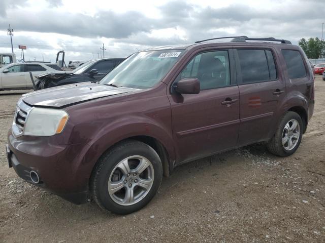 HONDA PILOT EXL 2013 5fnyf4h5xdb033331