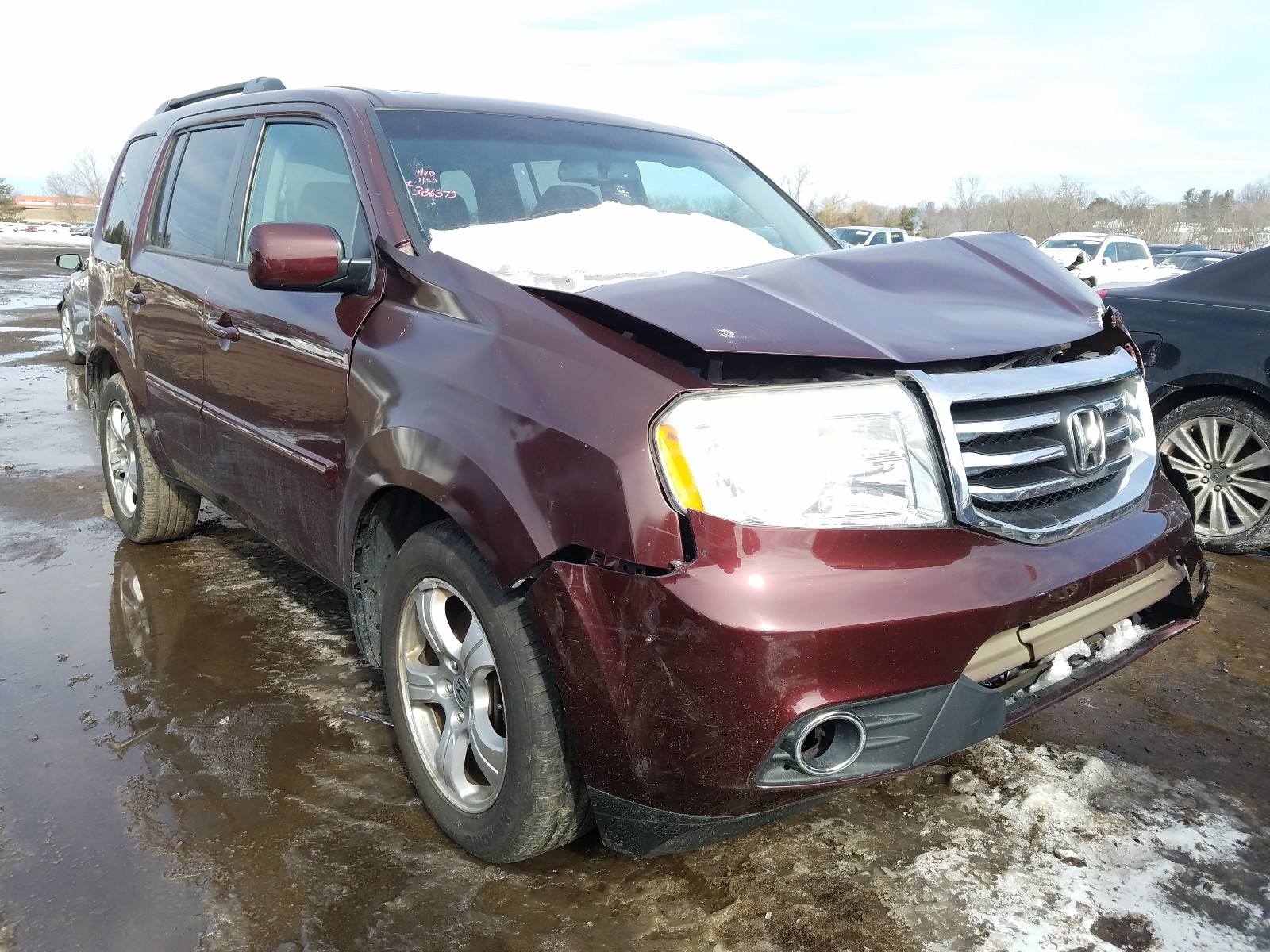 HONDA PILOT EXL 2013 5fnyf4h5xdb050677