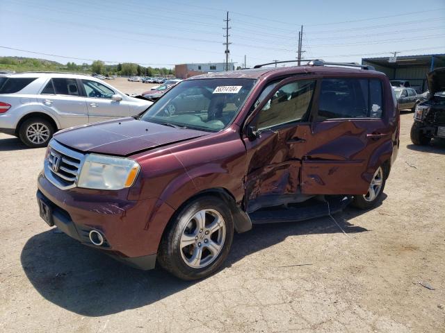 HONDA PILOT 2013 5fnyf4h5xdb072517