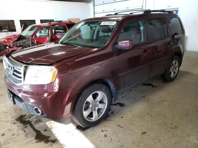 HONDA PILOT EXL 2014 5fnyf4h5xeb020662