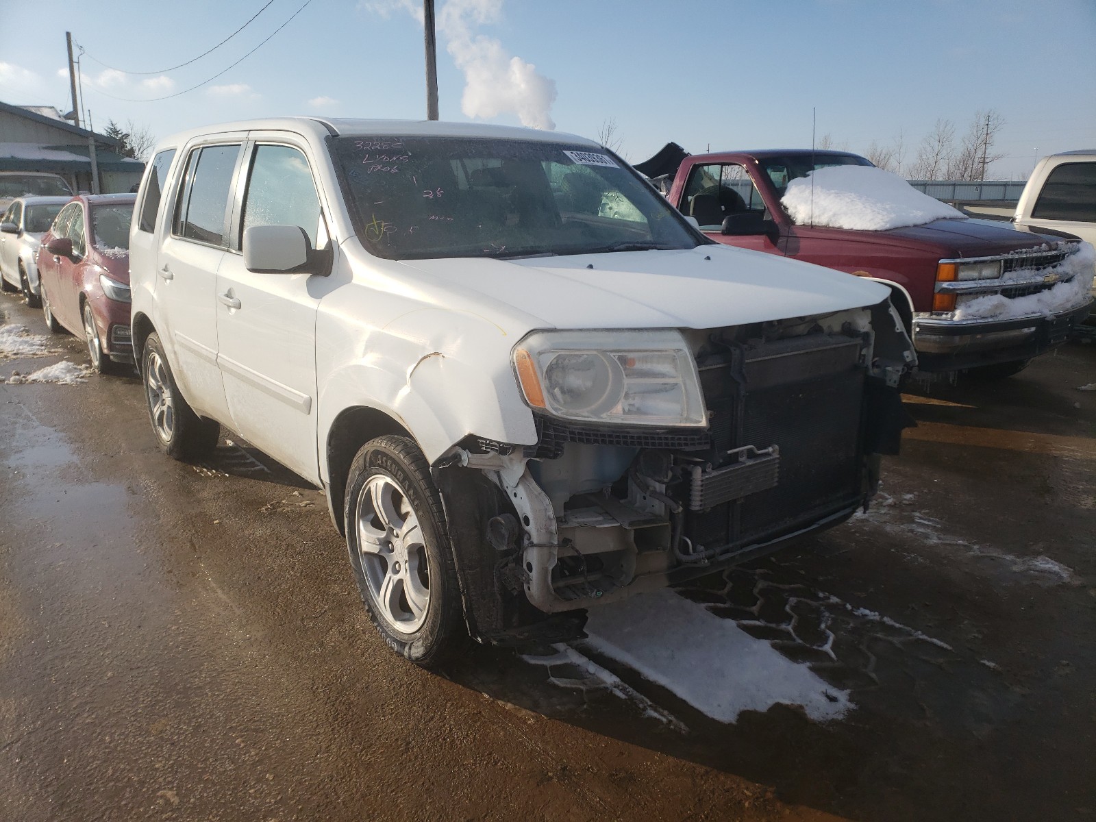 HONDA PILOT EXL 2014 5fnyf4h60eb022722