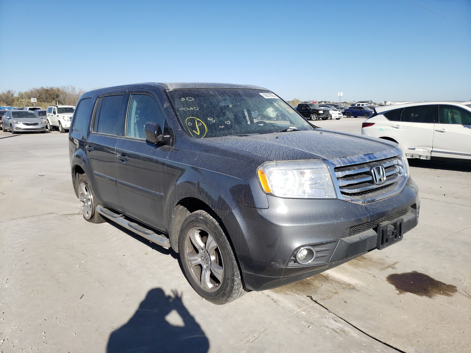 HONDA PILOT EXL 2012 5fnyf4h61cb084627