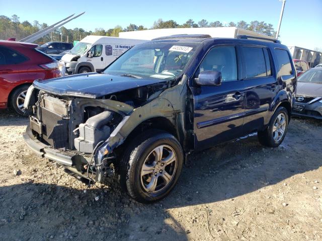 HONDA PILOT EXL 2013 5fnyf4h61db052598