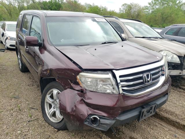 HONDA PILOT EXL 2014 5fnyf4h61eb057446