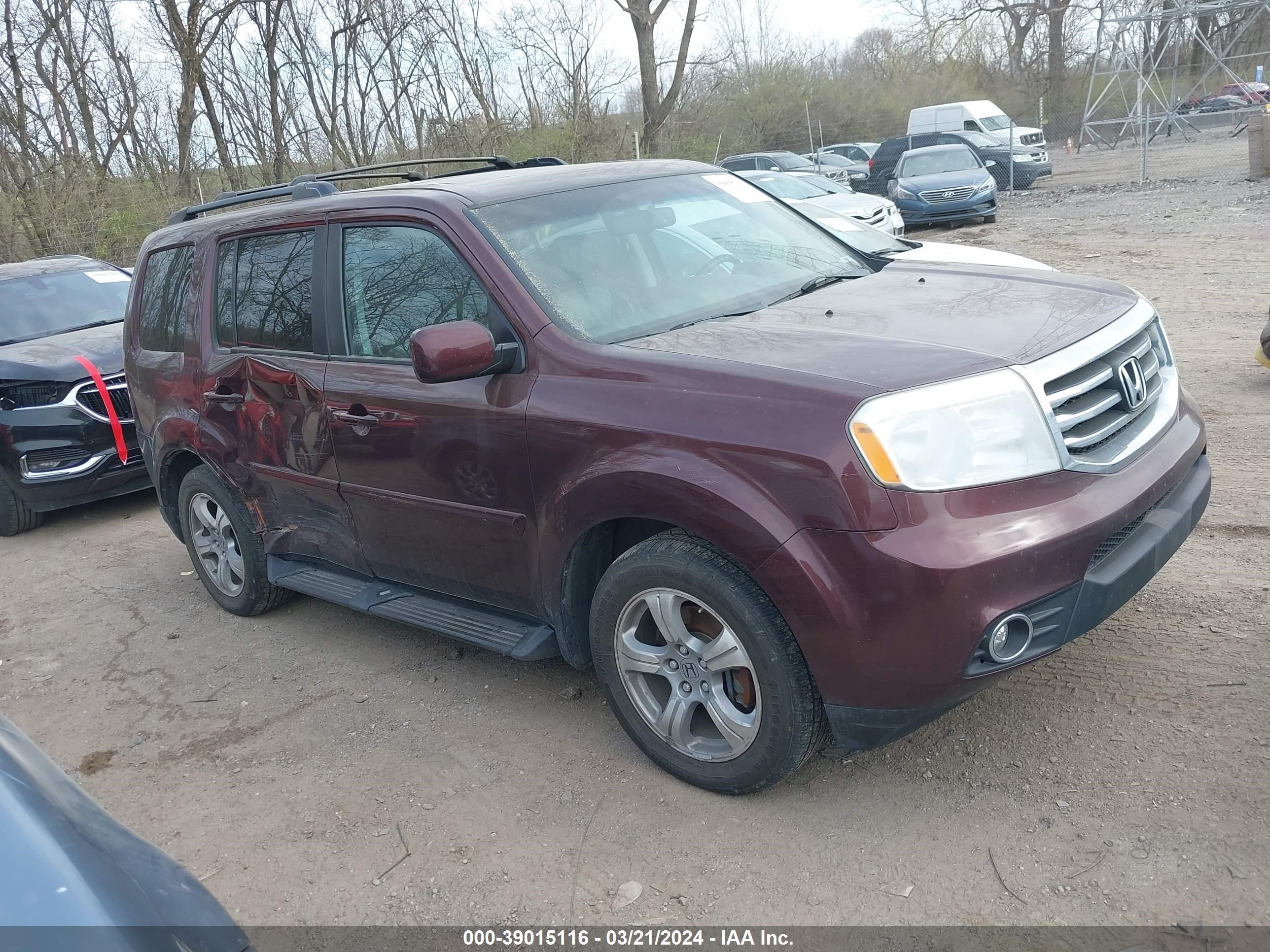 HONDA PILOT 2012 5fnyf4h62cb071403