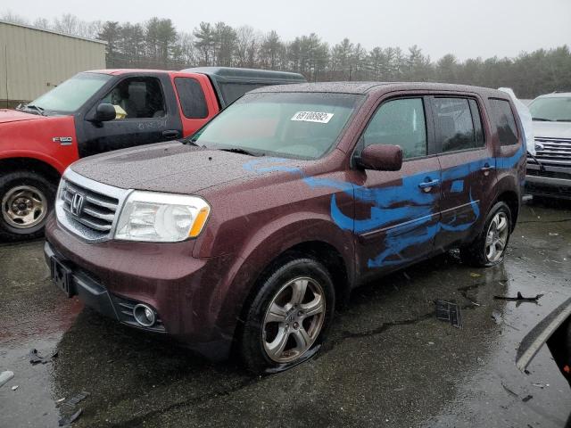 HONDA PILOT EXL 2013 5fnyf4h62db011266