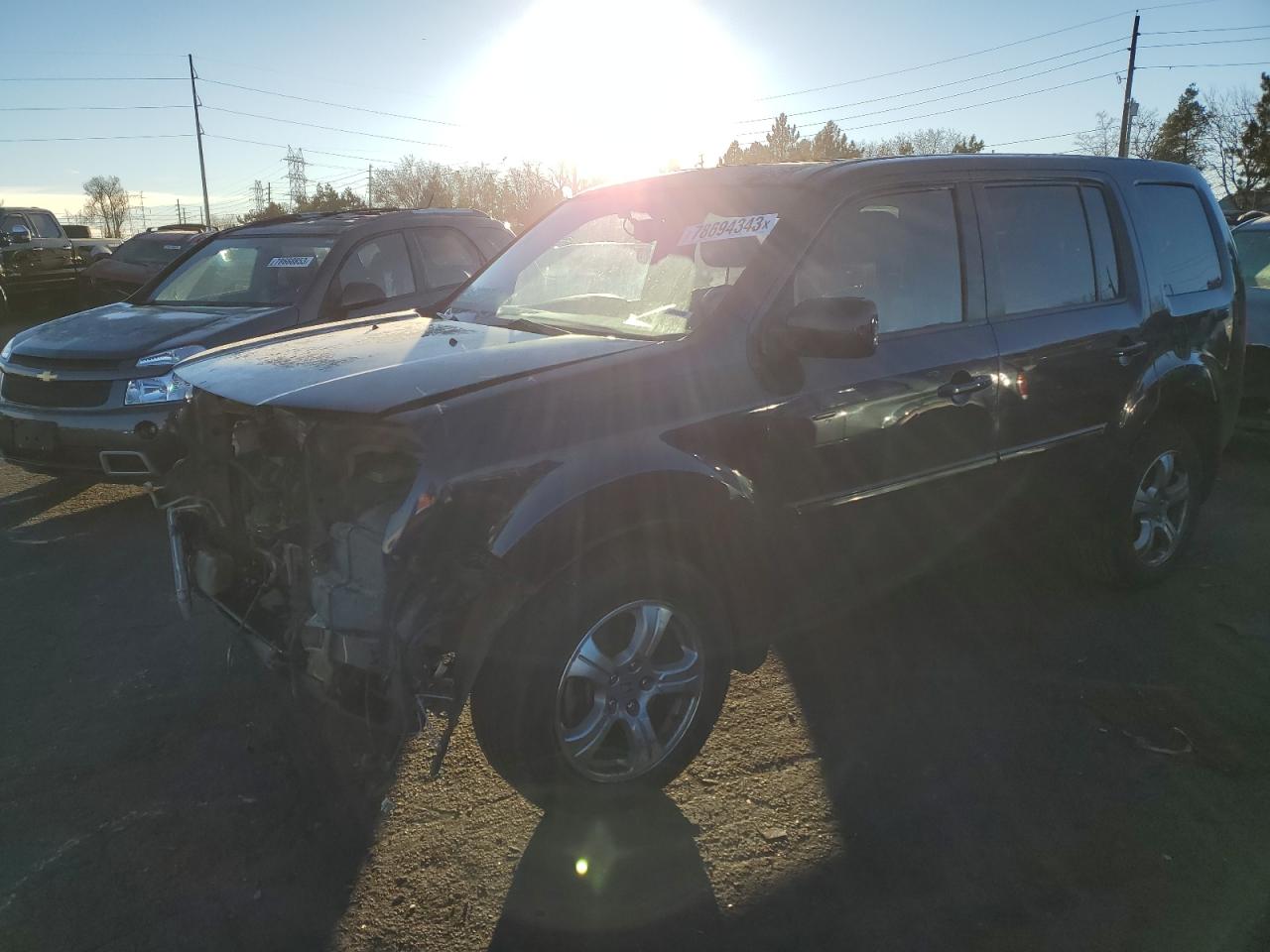 HONDA PILOT 2013 5fnyf4h62db030786