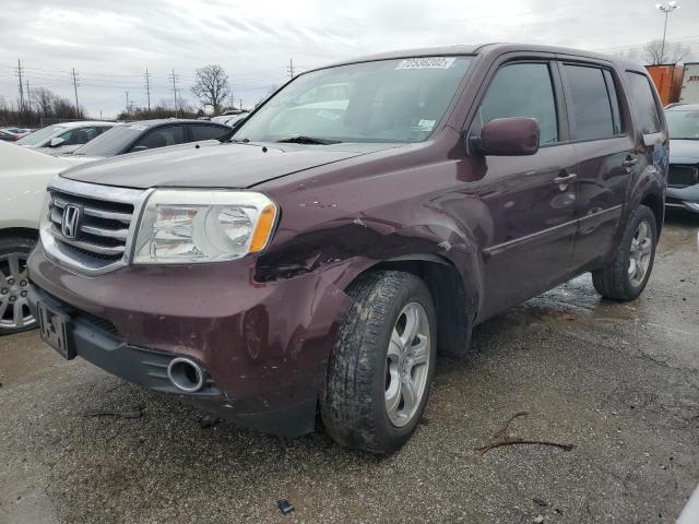 HONDA PILOT EXL 2015 5fnyf4h65fb017887