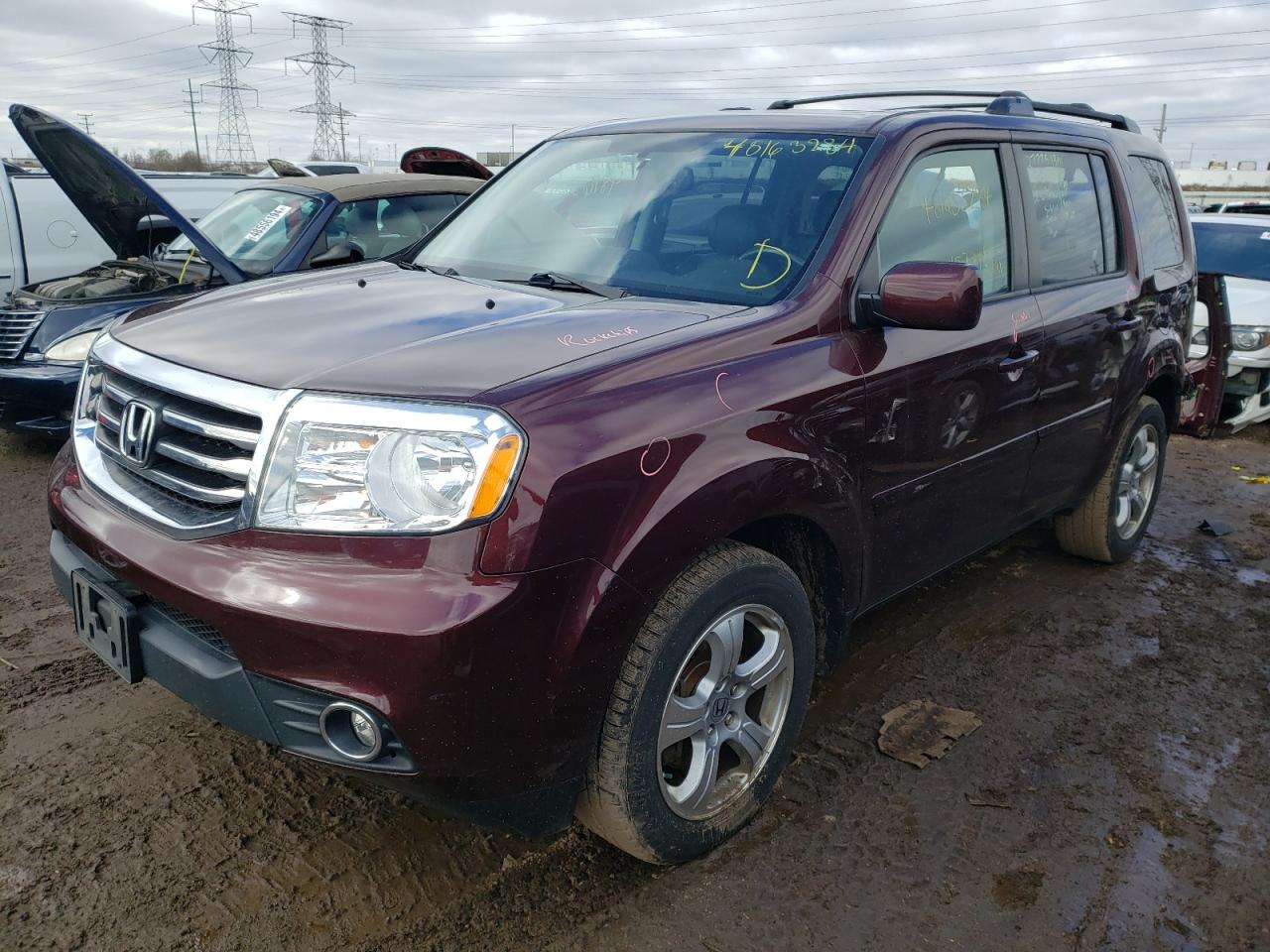 HONDA PILOT 2015 5fnyf4h65fb070153