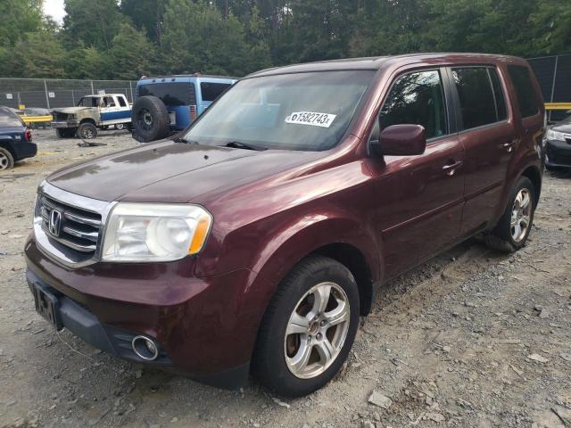 HONDA PILOT EXL 2012 5fnyf4h67cb032130