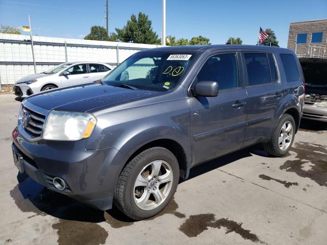 HONDA PILOT EXL 2013 5fnyf4h68db018237