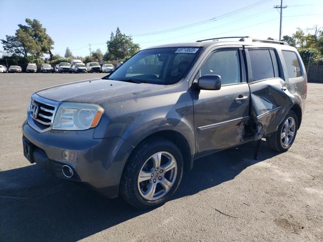 HONDA PILOT EXL 2013 5fnyf4h6xdb018191