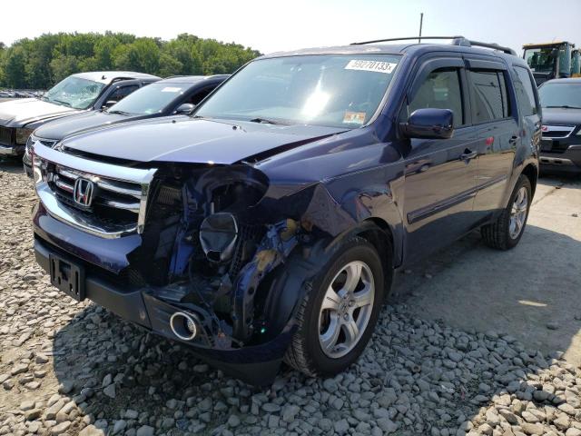 HONDA PILOT EXLN 2013 5fnyf4h71db051069