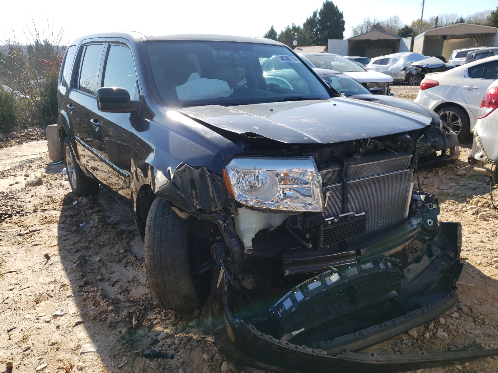 HONDA PILOT EXLN 2014 5fnyf4h72eb015697