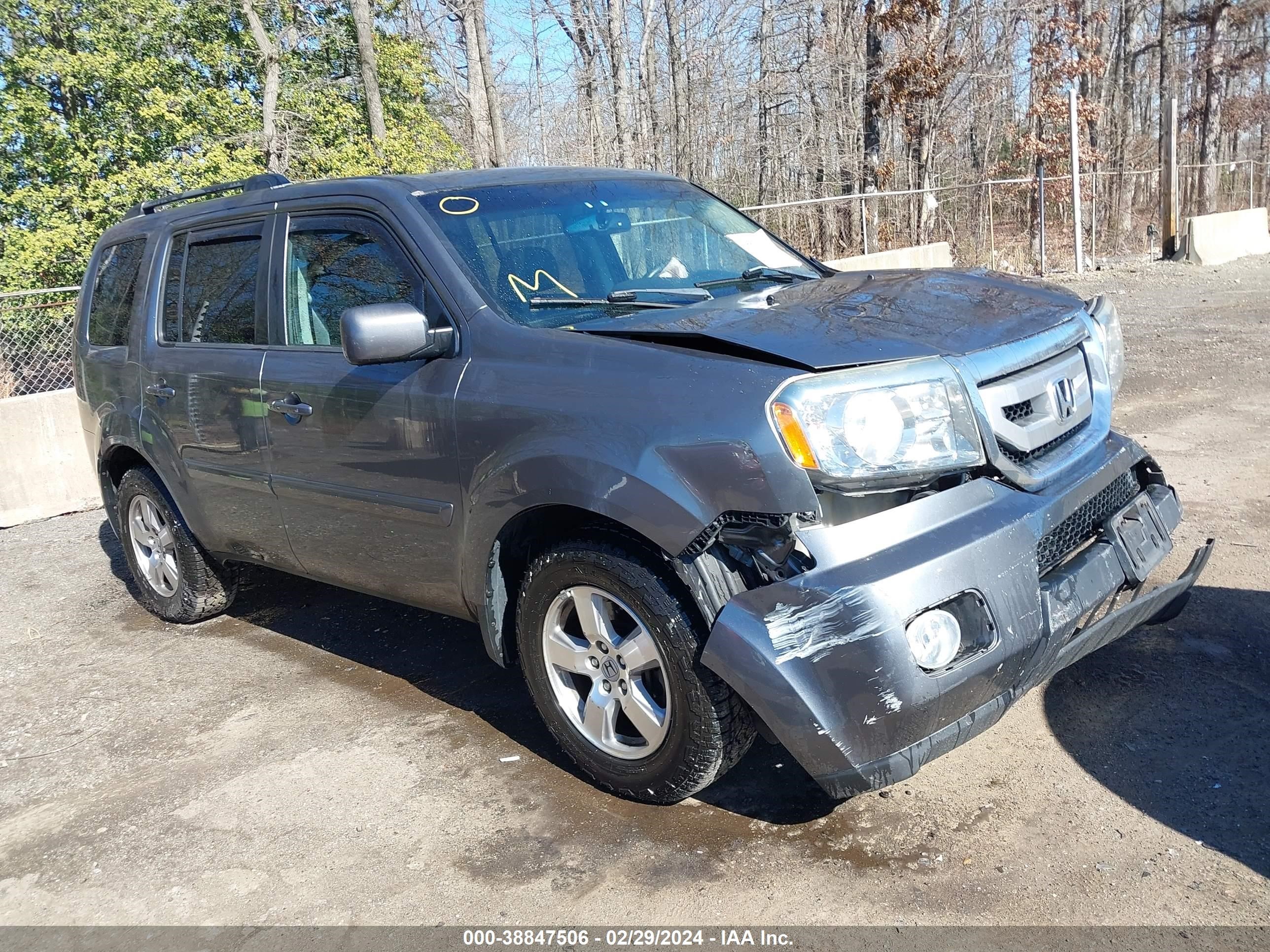 HONDA PILOT 2011 5fnyf4h73bb016062