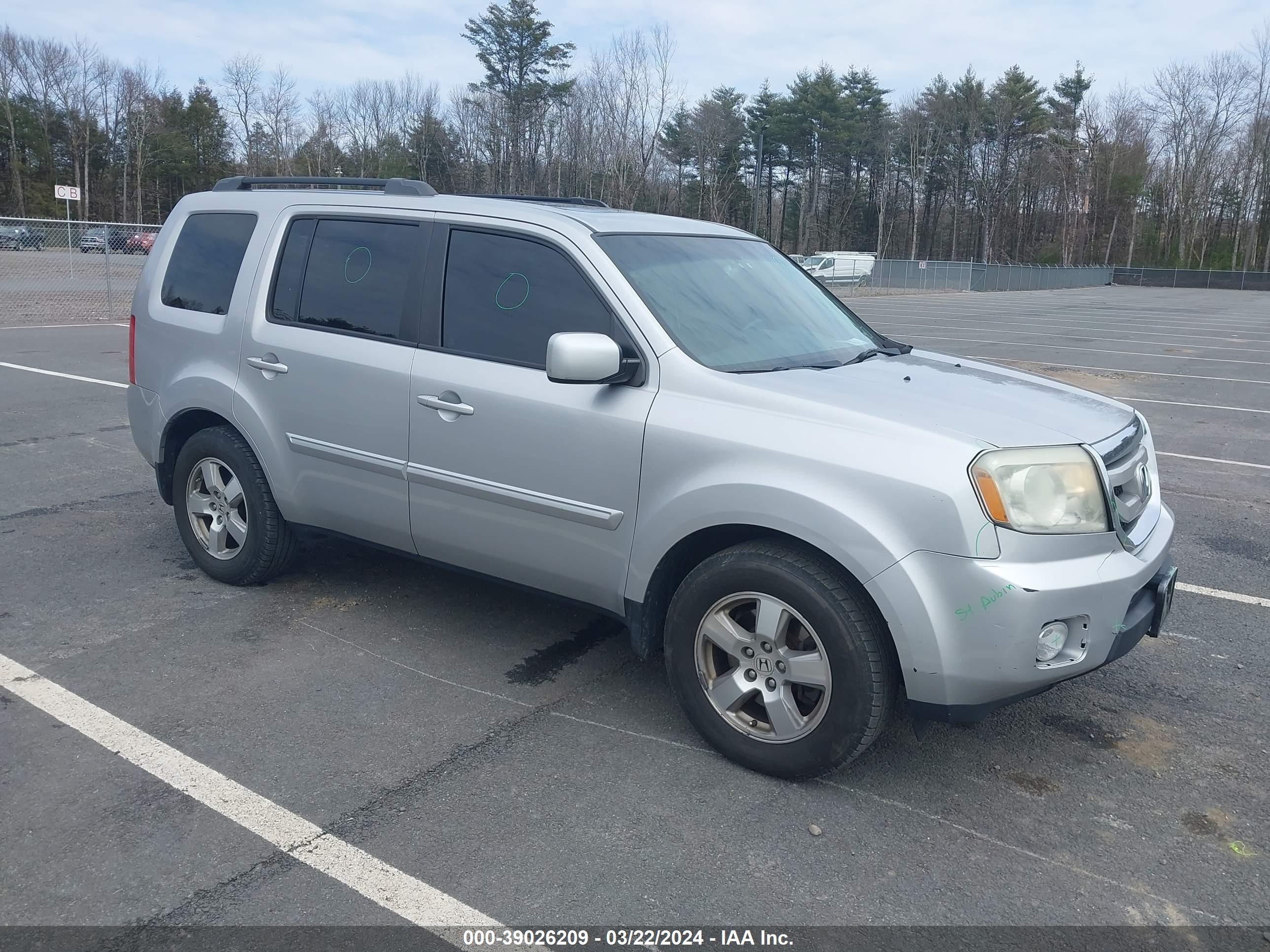 HONDA PILOT 2011 5fnyf4h78bb040308