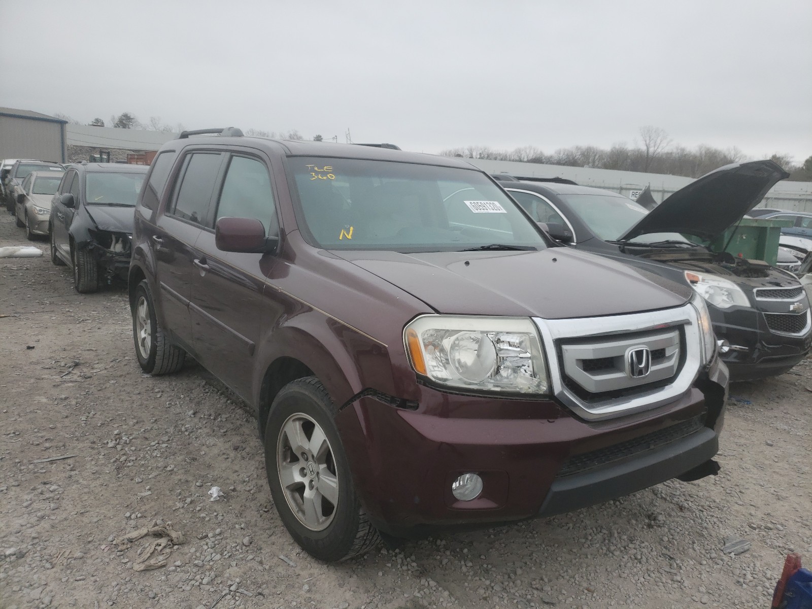 HONDA PILOT EXLN 2011 5fnyf4h78bb091968