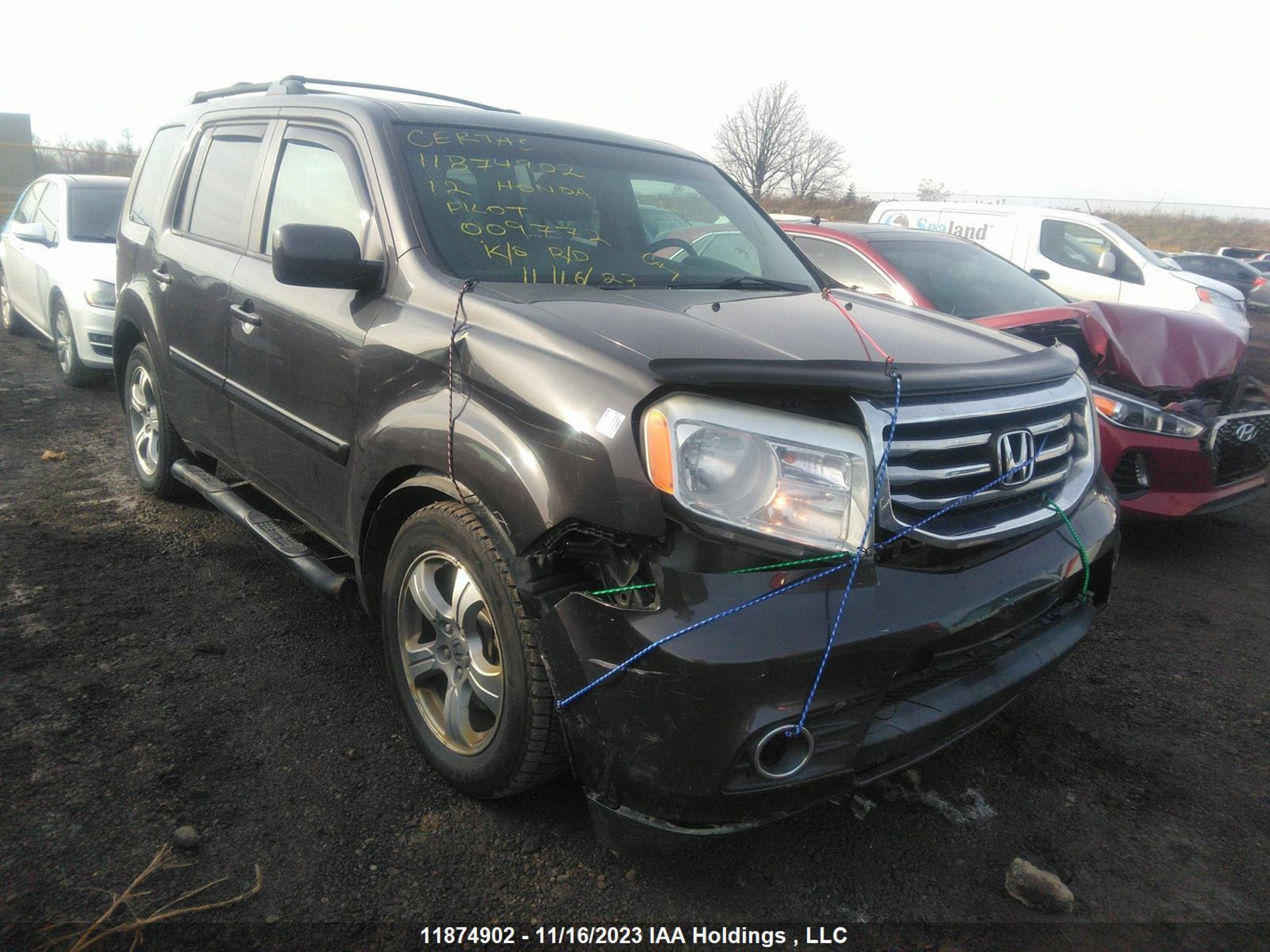 HONDA PILOT 2012 5fnyf4h78cb009772