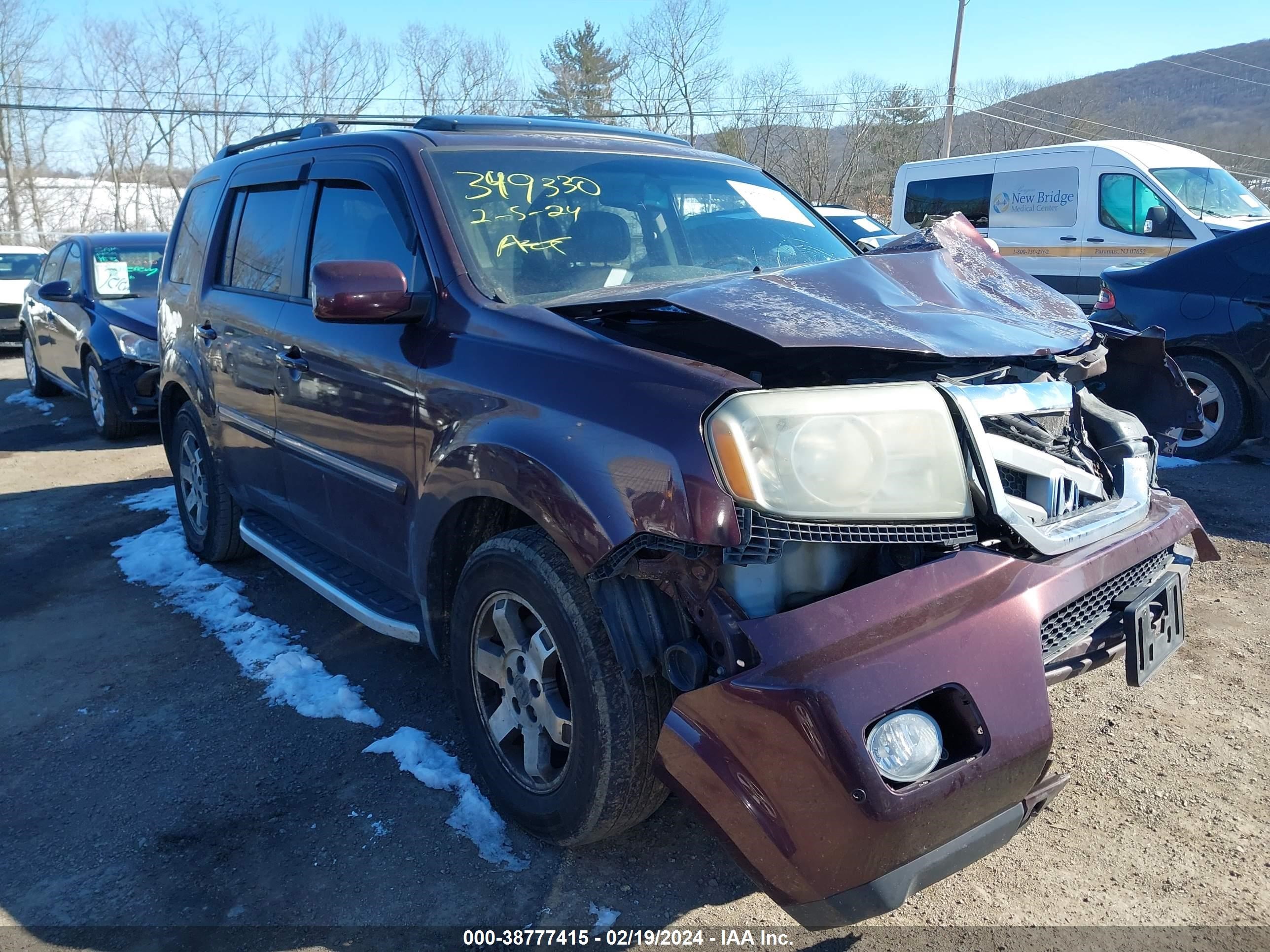 HONDA PILOT 2010 5fnyf4h90ab008436