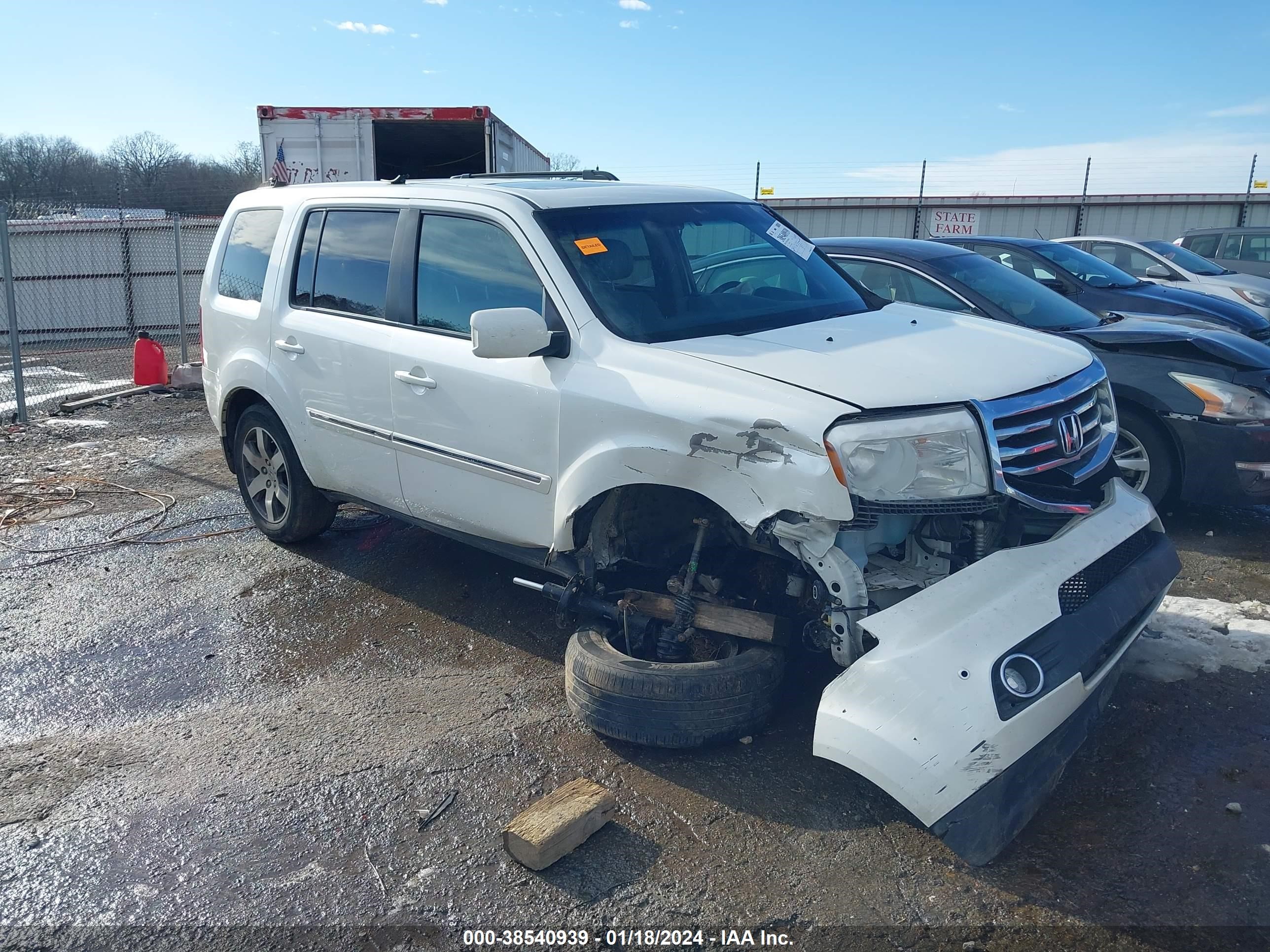 HONDA PILOT 2012 5fnyf4h91cb069409