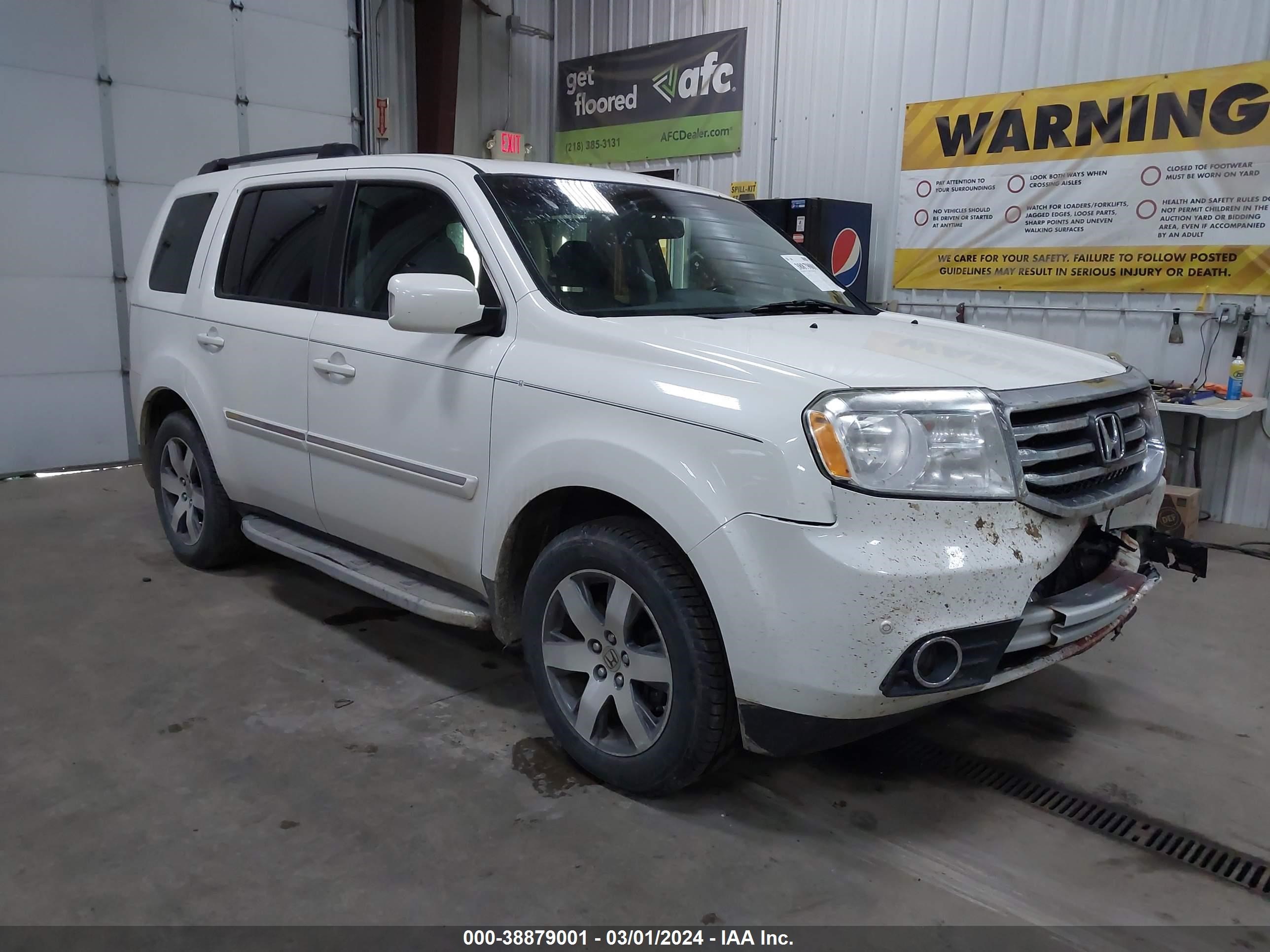 HONDA PILOT 2012 5fnyf4h91cb072245