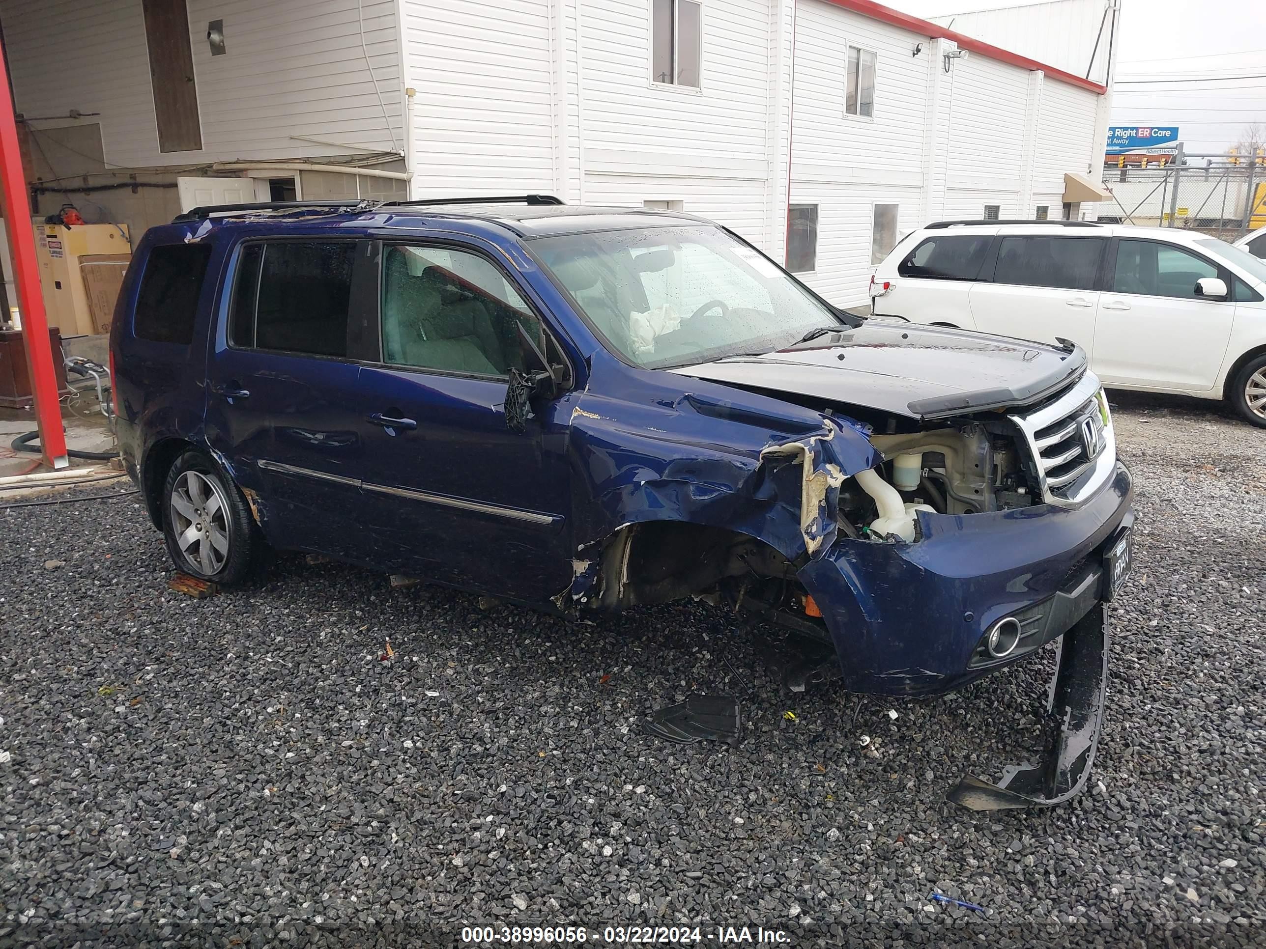 HONDA PILOT 2013 5fnyf4h91db007140