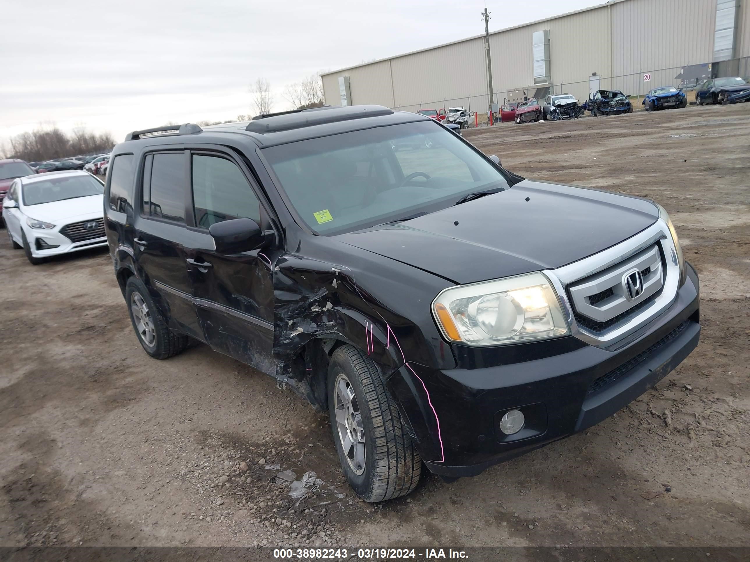 HONDA PILOT 2011 5fnyf4h92bb010691